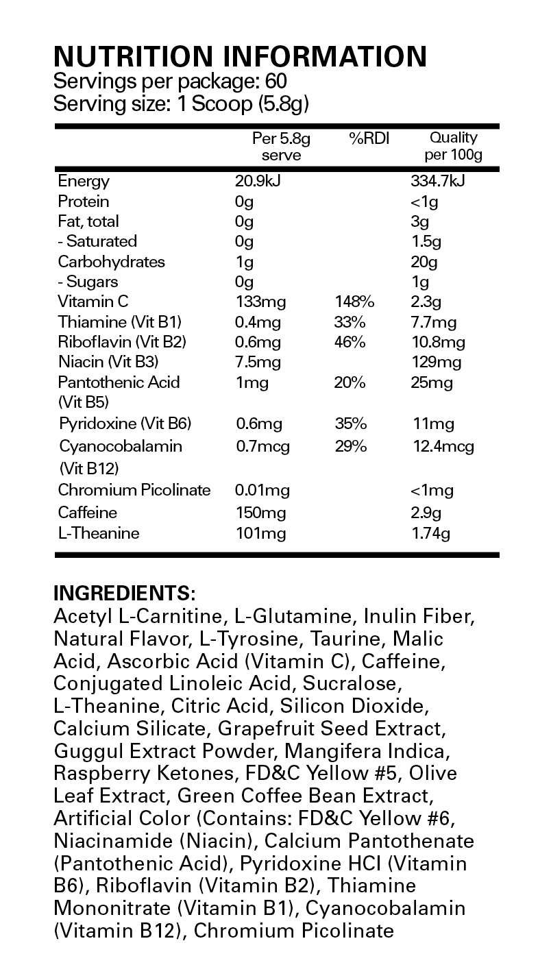 Oxyshred Ultra Concentration 60 Serves