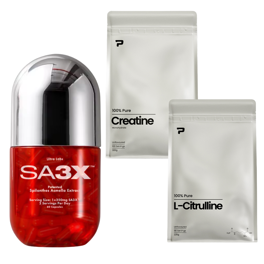 SA3X + Prime L-Citrulline 225g + Prime Creatine 300g
