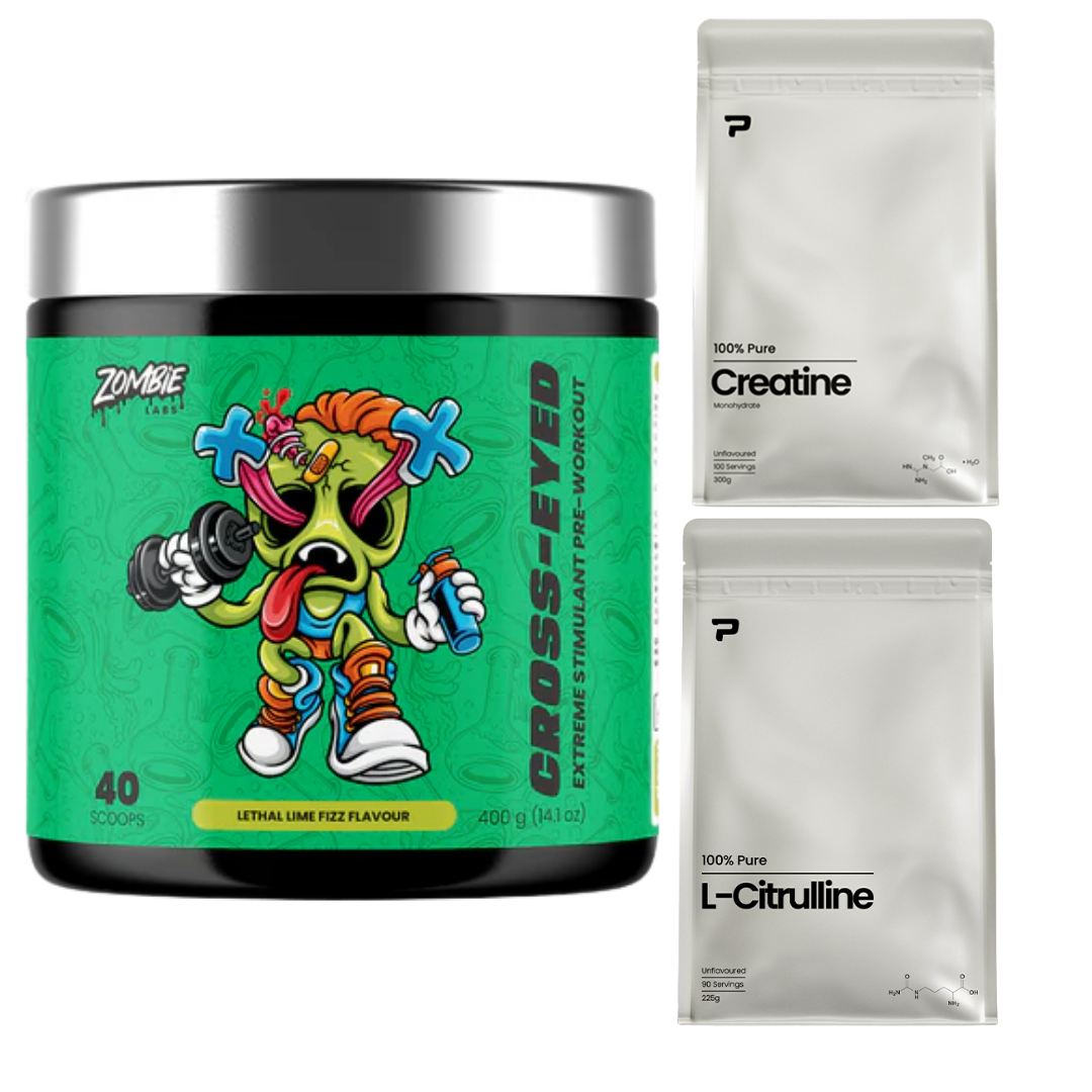 Crosseyed + Free Prime Creatine 300g + Free Prime L-Citrulline 225g