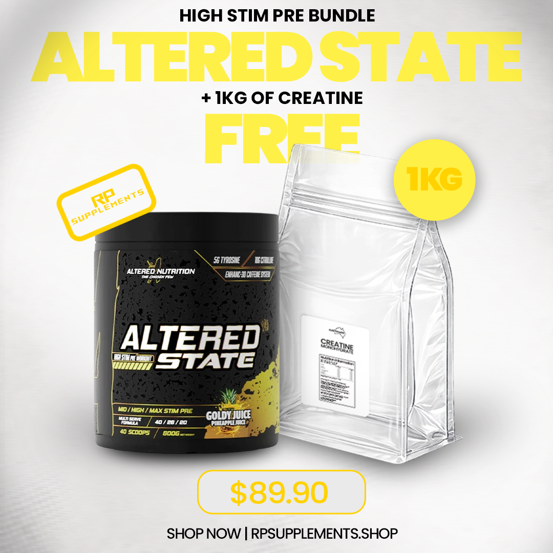Highest Stim Preworkout + 1kg Free 100% Creatine Monohydrate