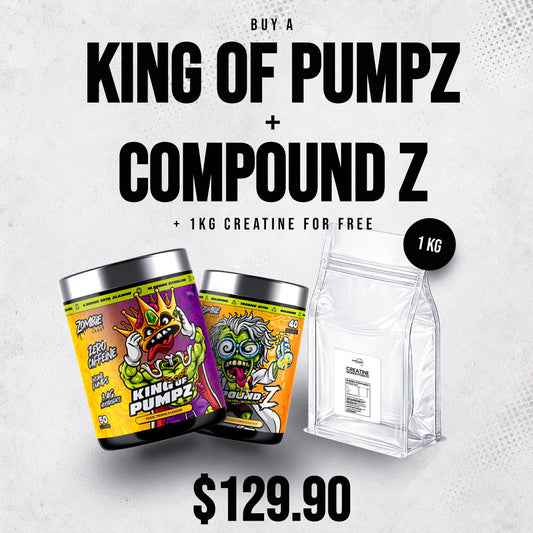 King of Pumpz + Compound Z + 1kg Creatine