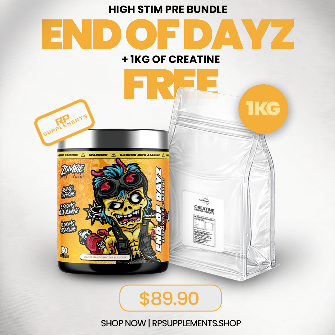 Highest Stim Preworkout + 1kg Free 100% Creatine Monohydrate