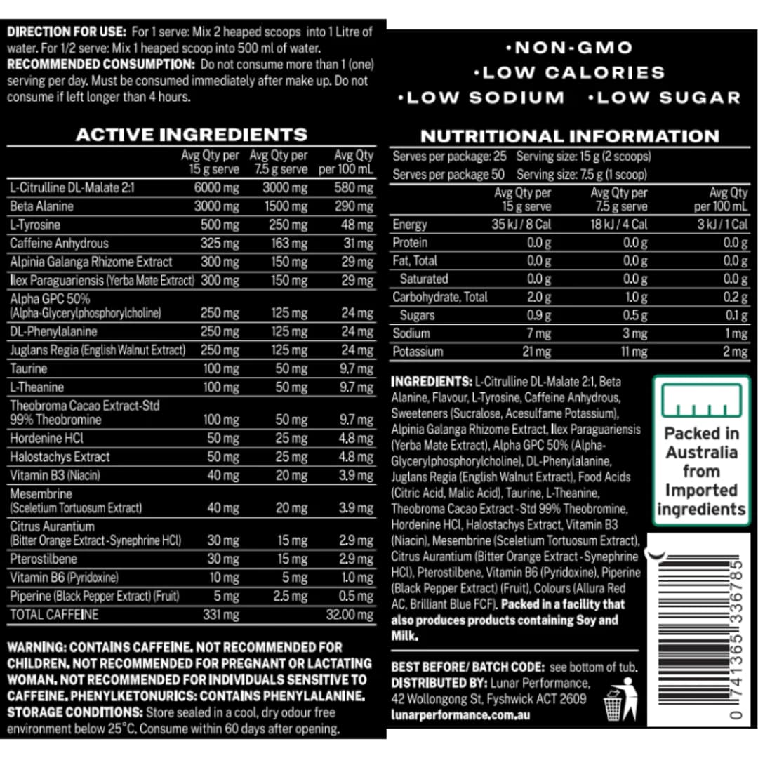 Inferno Fat Burner - Lunar Performance