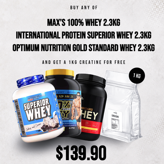 Bulk Protein SALE plus FREE 1KG Creatine