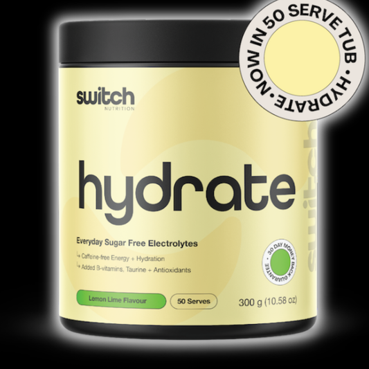 Hydrate Switch Nutrition 20 serves - 50 serves