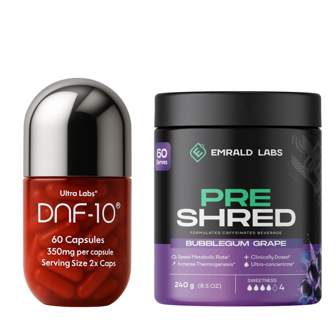 DNF10 + FREE PRE SHRED FATBURNER