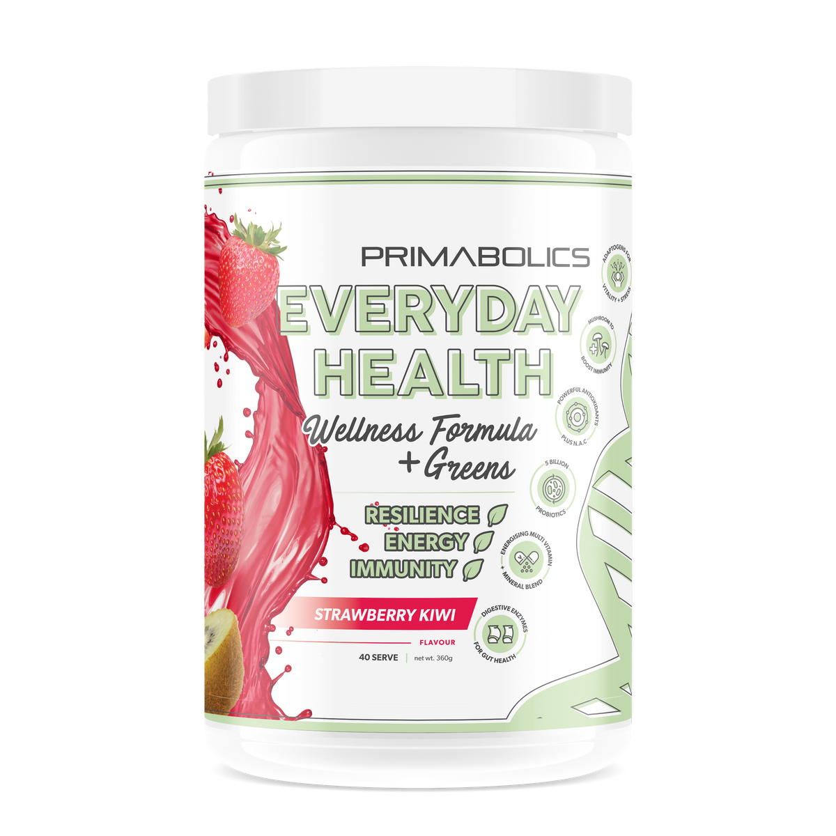 Primabolics Everyday Health 40 Serves — Strawberry Kiwi