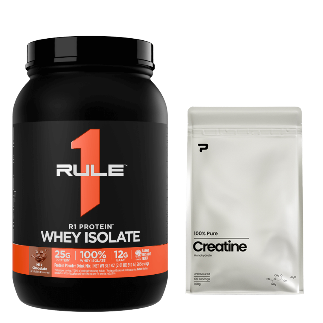 Rule 1 900g Isolate + Free Prime Creatine 300g