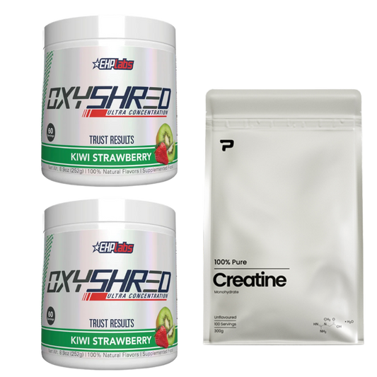 Oxyshred Twin Pack + Free Prime Creatine 300g