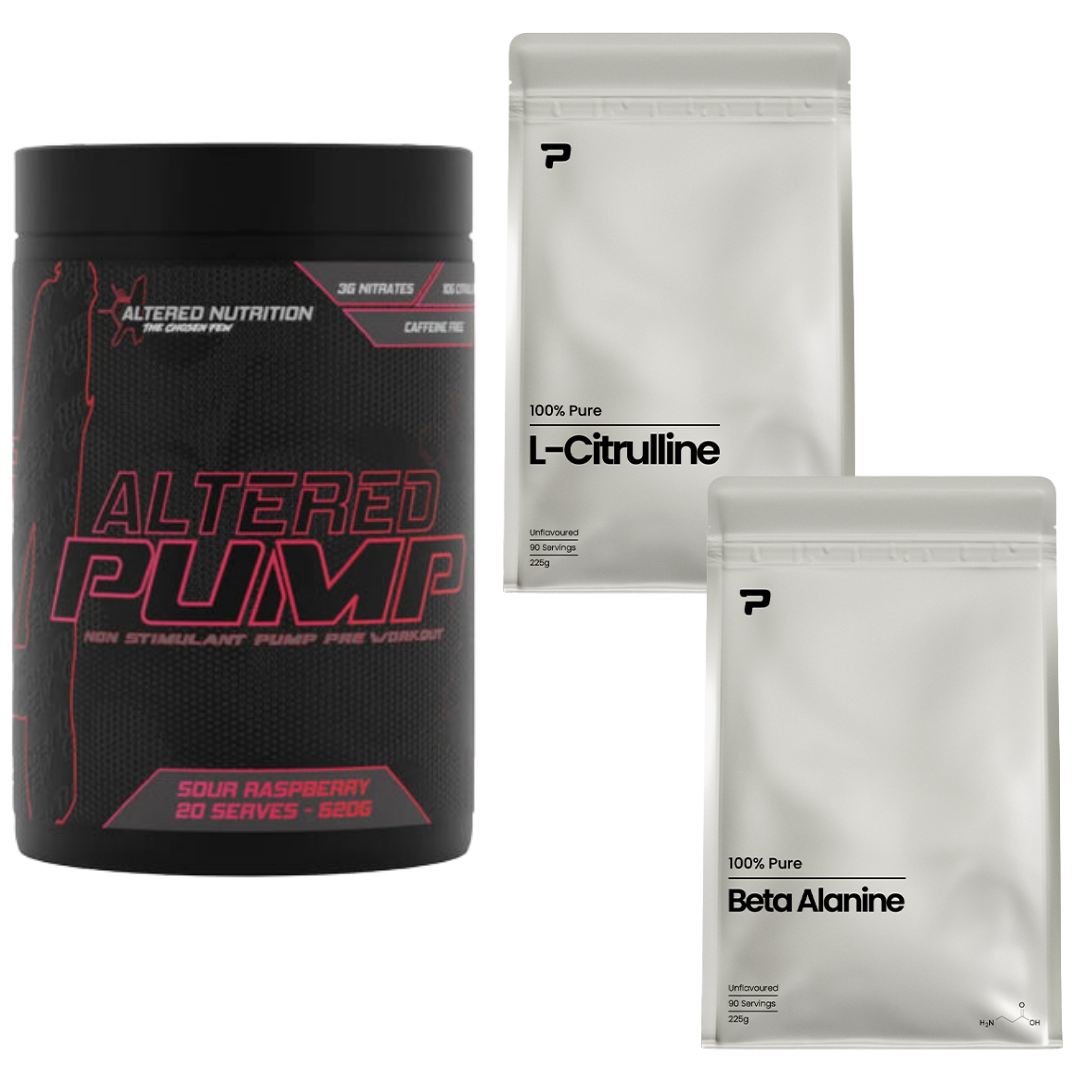 Altered Pump + Free Prime L-Citrulline 225g + Free Prime Beta Alanine 225g