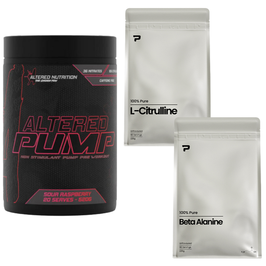Altered Pump + Free Prime L-Citrulline 225g + Free Prime Beta Alanine 225g