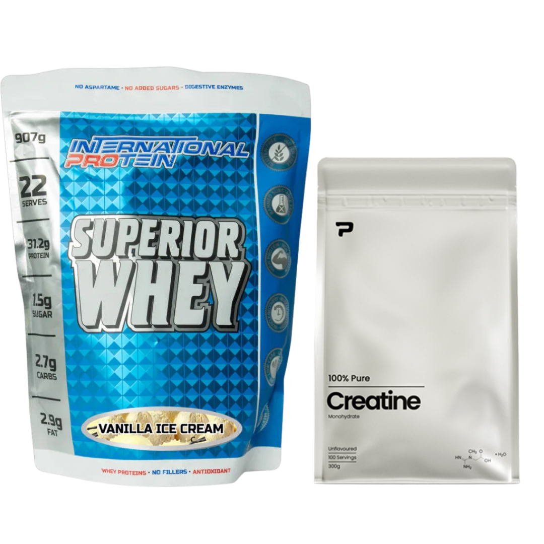 Superior Whey 900g + Prime Creatine 300g