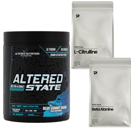 Altered State + Free Prime L-Citrulline 225g + Free Prime Beta Alanine 225g