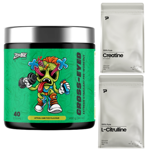 Crosseyed + Free Prime Creatine 300g + Free Prime L-Citrulline 225g