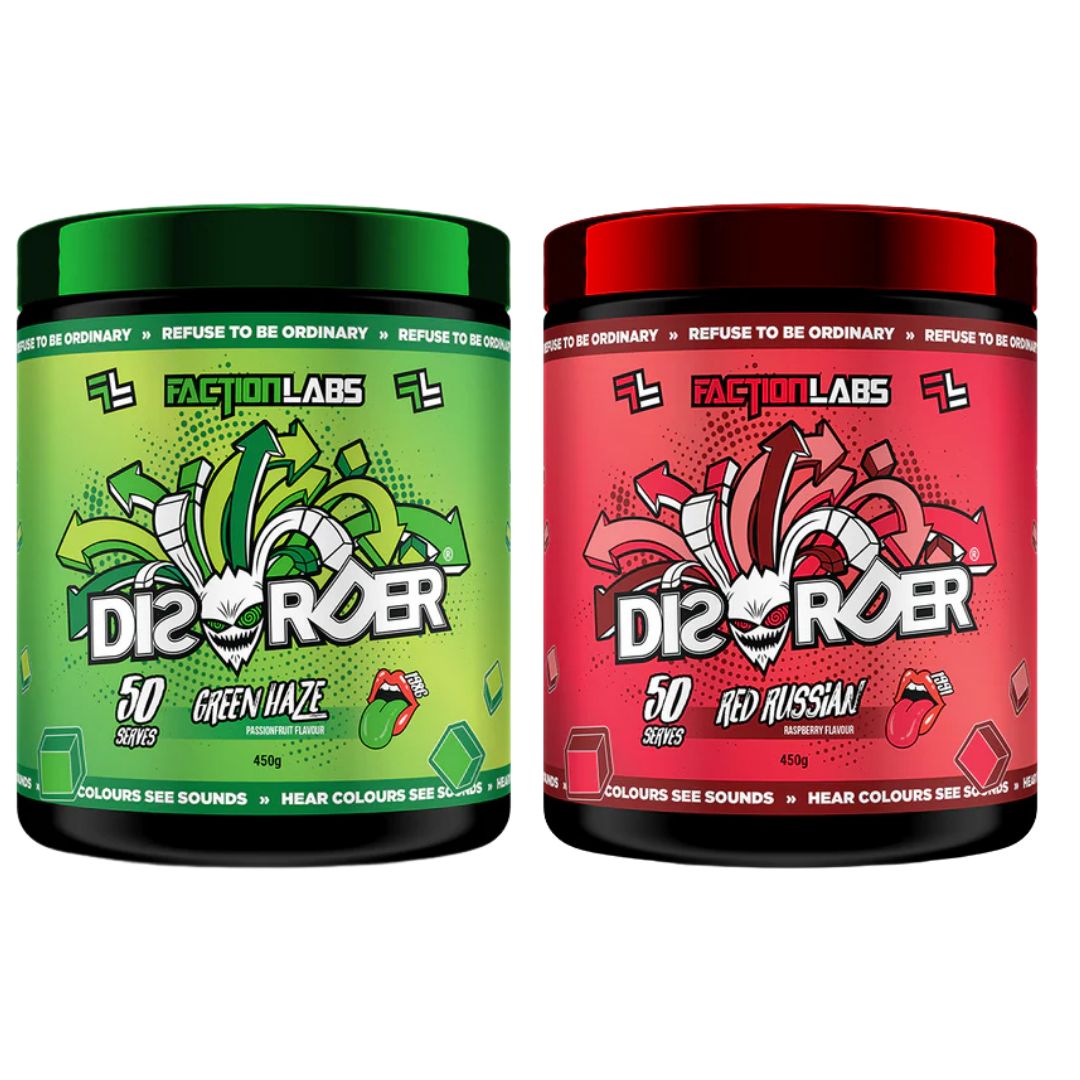Faction Labs Disorder Pre-Workout Twin Pack