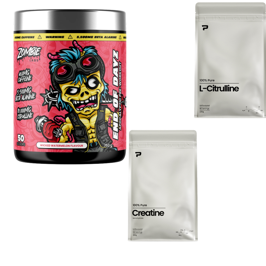 End of Dayz + Free Prime Creatine 300g + Free Prime L-Citrulline 225g